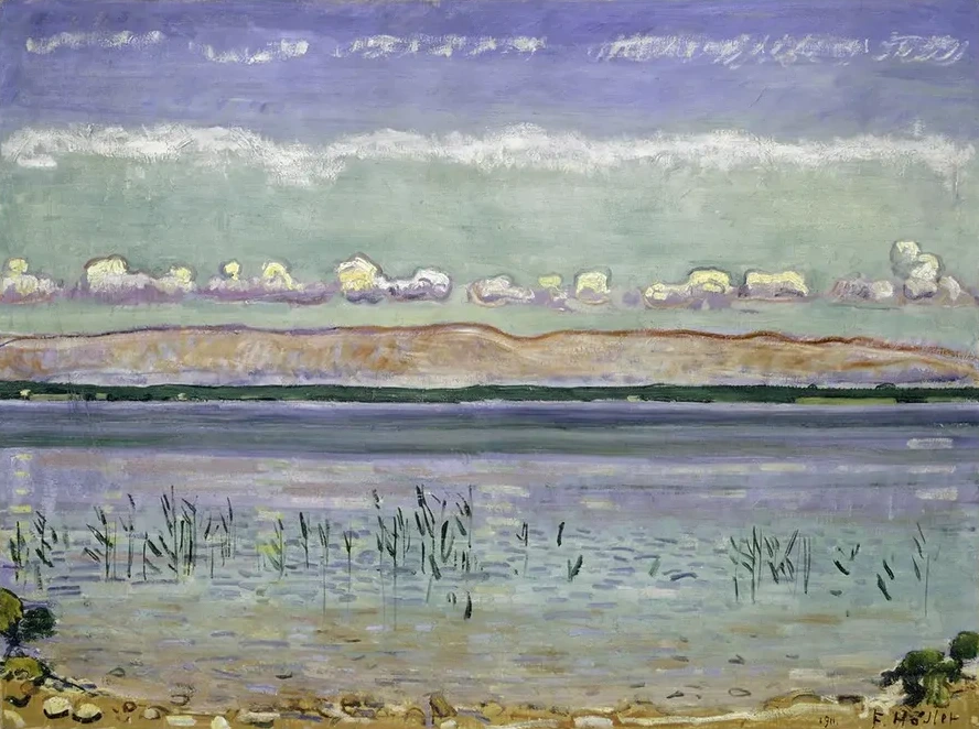 Lake Geneva With Jura Hills