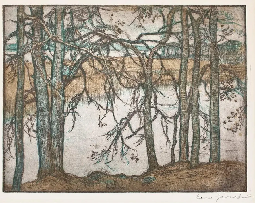 Lake Shore with Reeds
