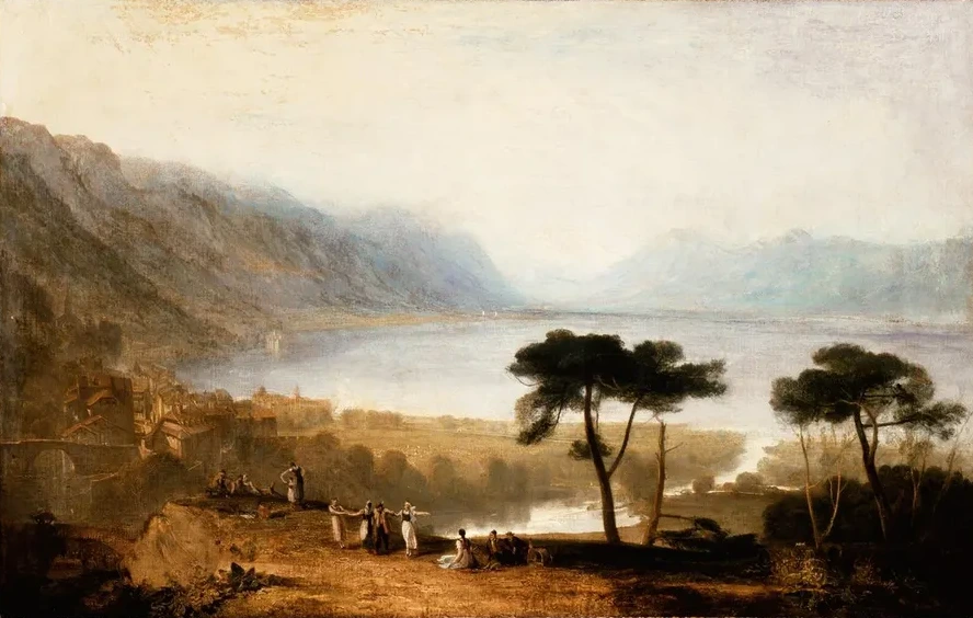 Lake of Geneva from Montreux