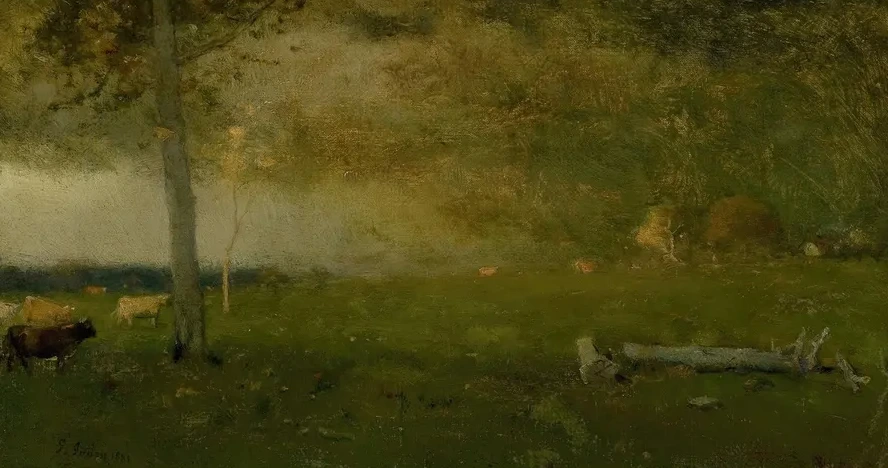 Landscape (Cattle in Storm)