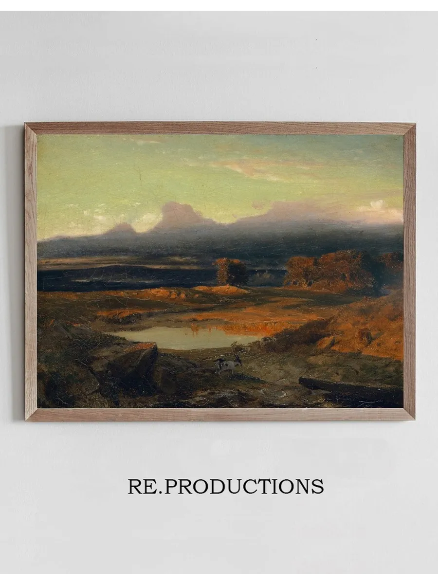 Landscape At Sunset, 1849