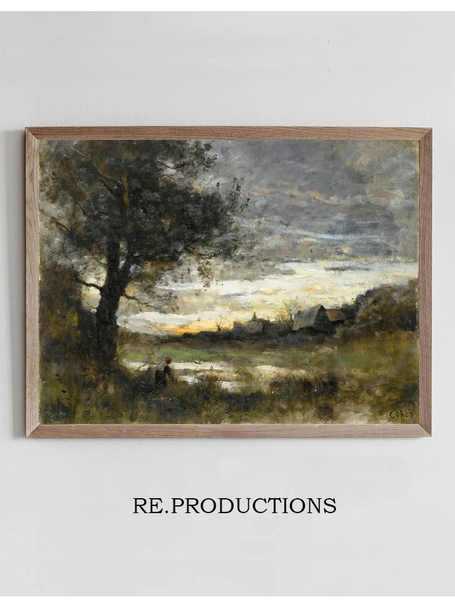 Landscape At Sunset