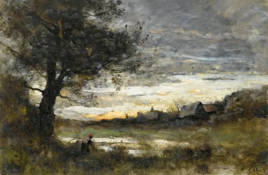 Landscape At Sunset