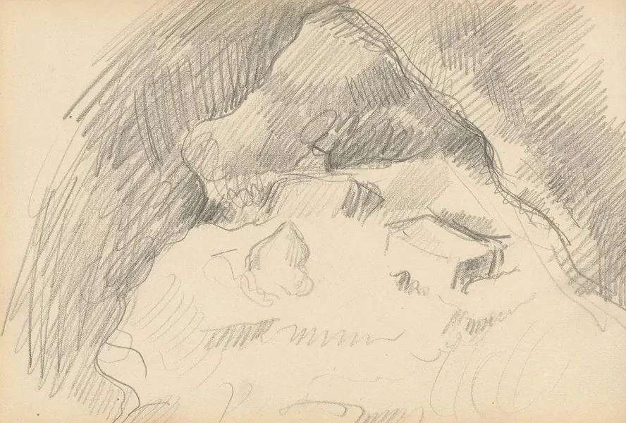 Landscape Seen from the Inside of a Cave
