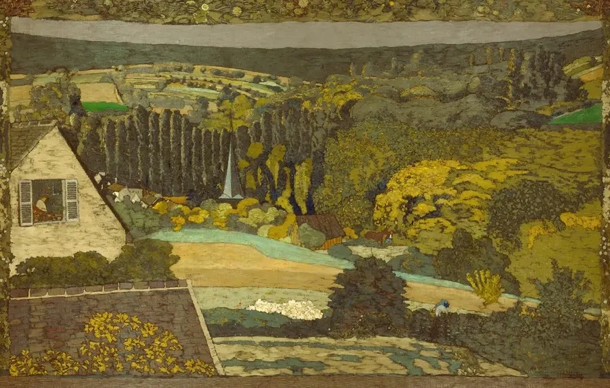 Landscape Window Overlooking the Woods