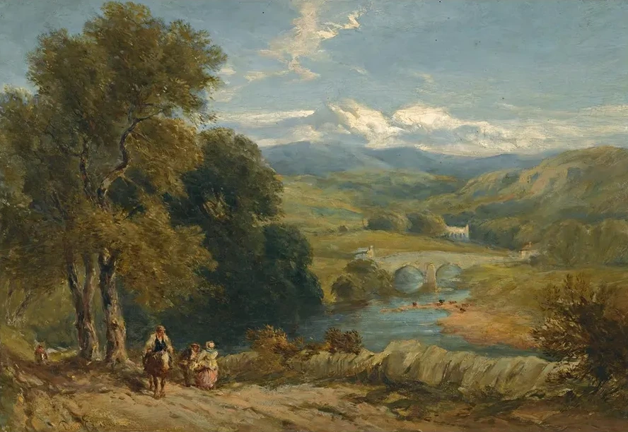 Landscape With A Distant View Of Bolton Abbey, Yorkshire, And The River Wharfe