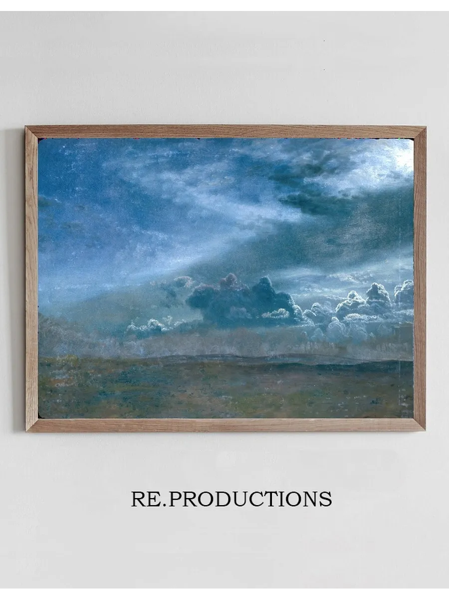 Landscape With Stormy Clouds