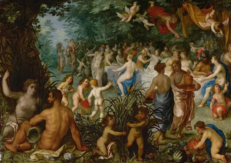 Landscape With Wedding Of Peleus And Thetis
