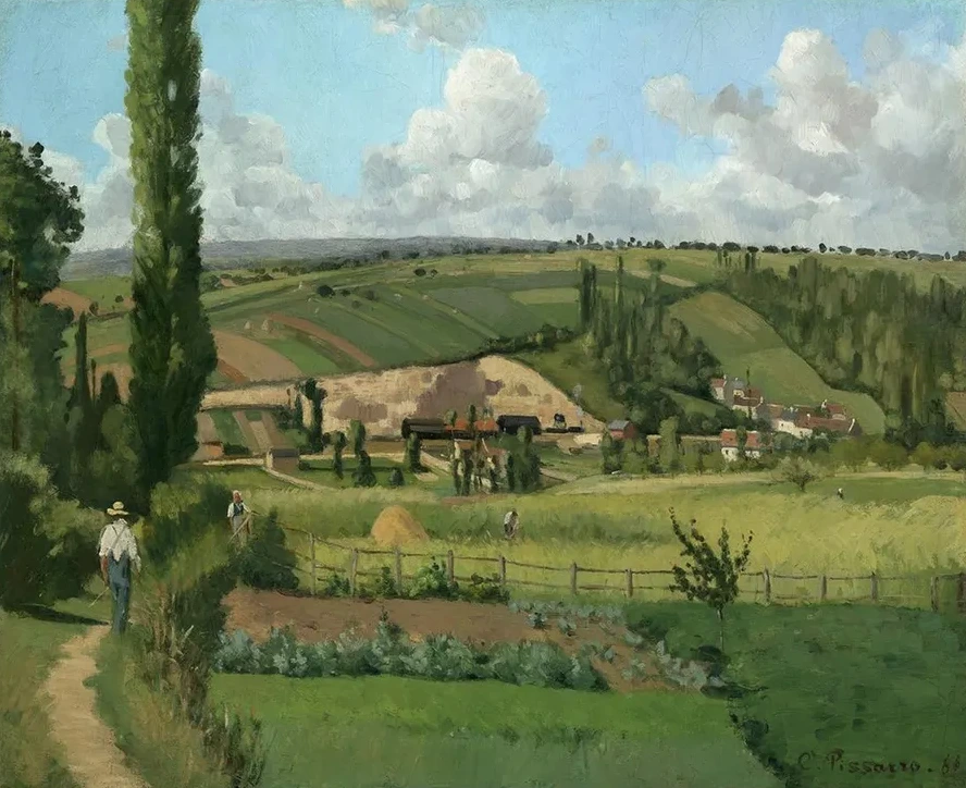 Landscape at Les P tis,Pontoise