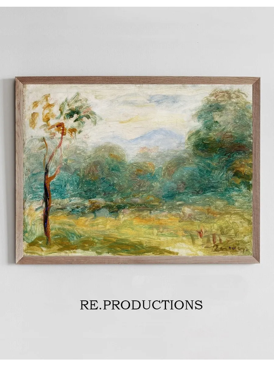 Landscape from the South of France (cagnes - Sur - Mer)