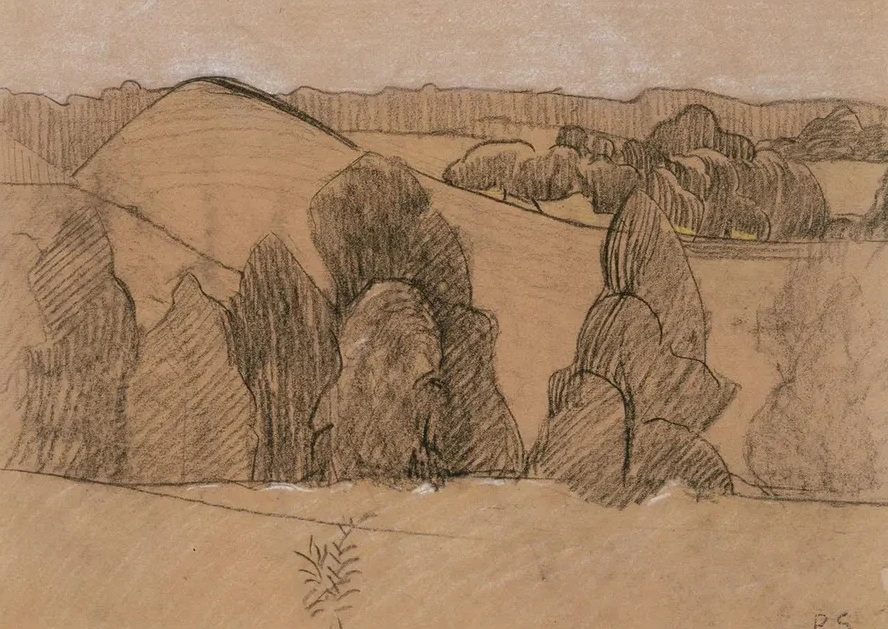 Landscape in Brittany