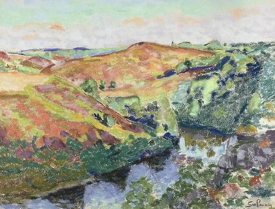 Landscape in Crozant