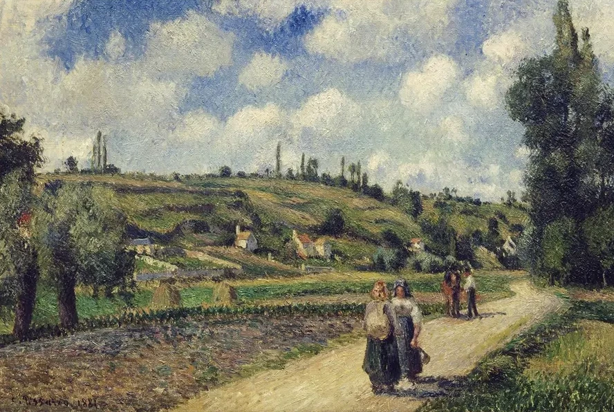 Landscape Near Pontoise, the Auvers Road