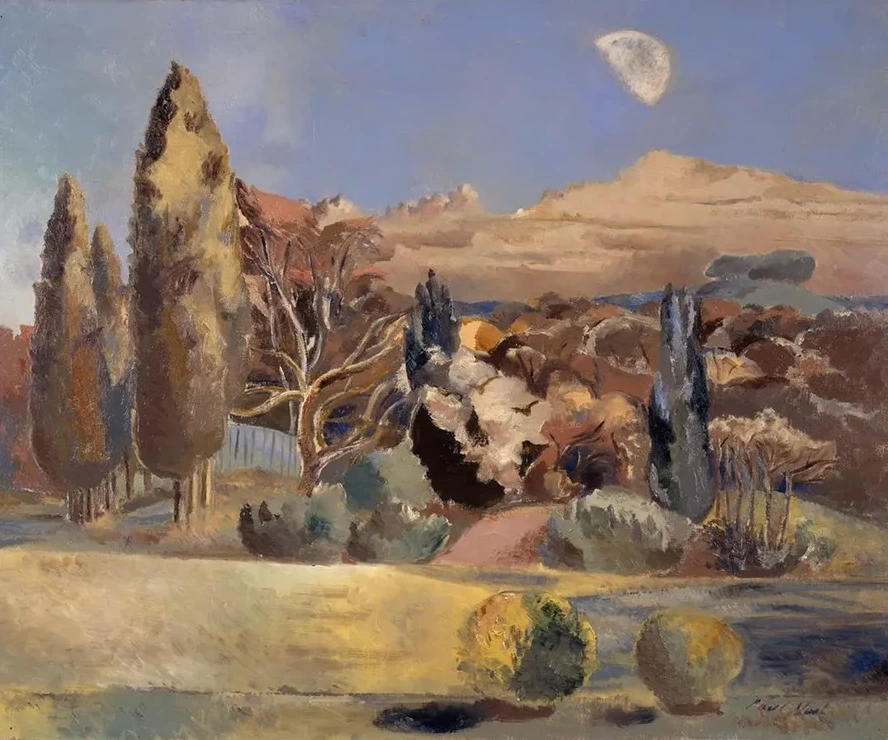 Landscape of the Moon's First Quarter