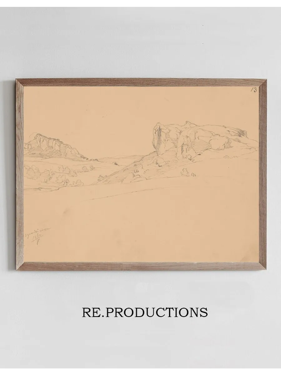 Landscape Sketch from the Ogrodzieniec Area