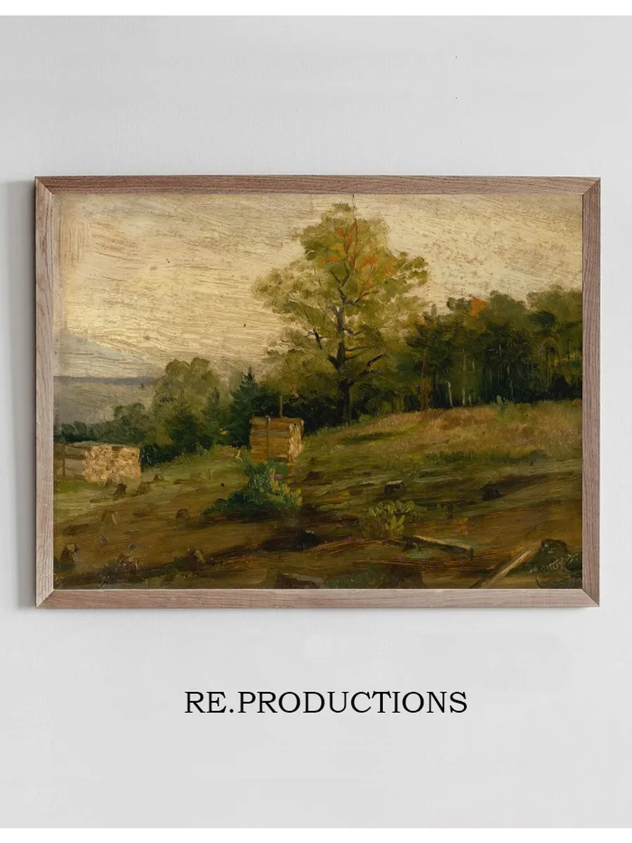 Landscape with Cords of Wood