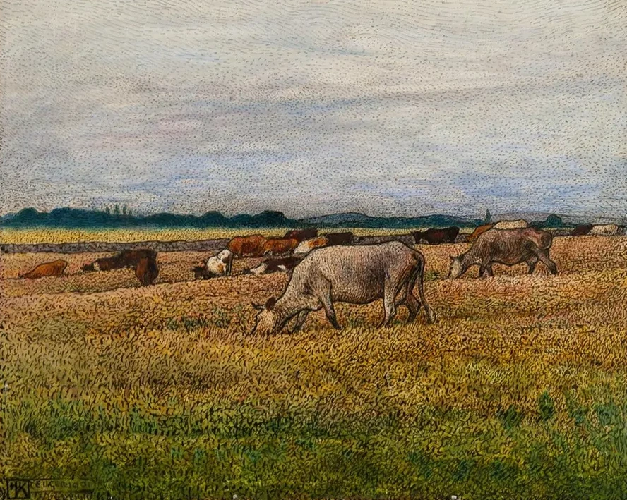 Landscape with Cows