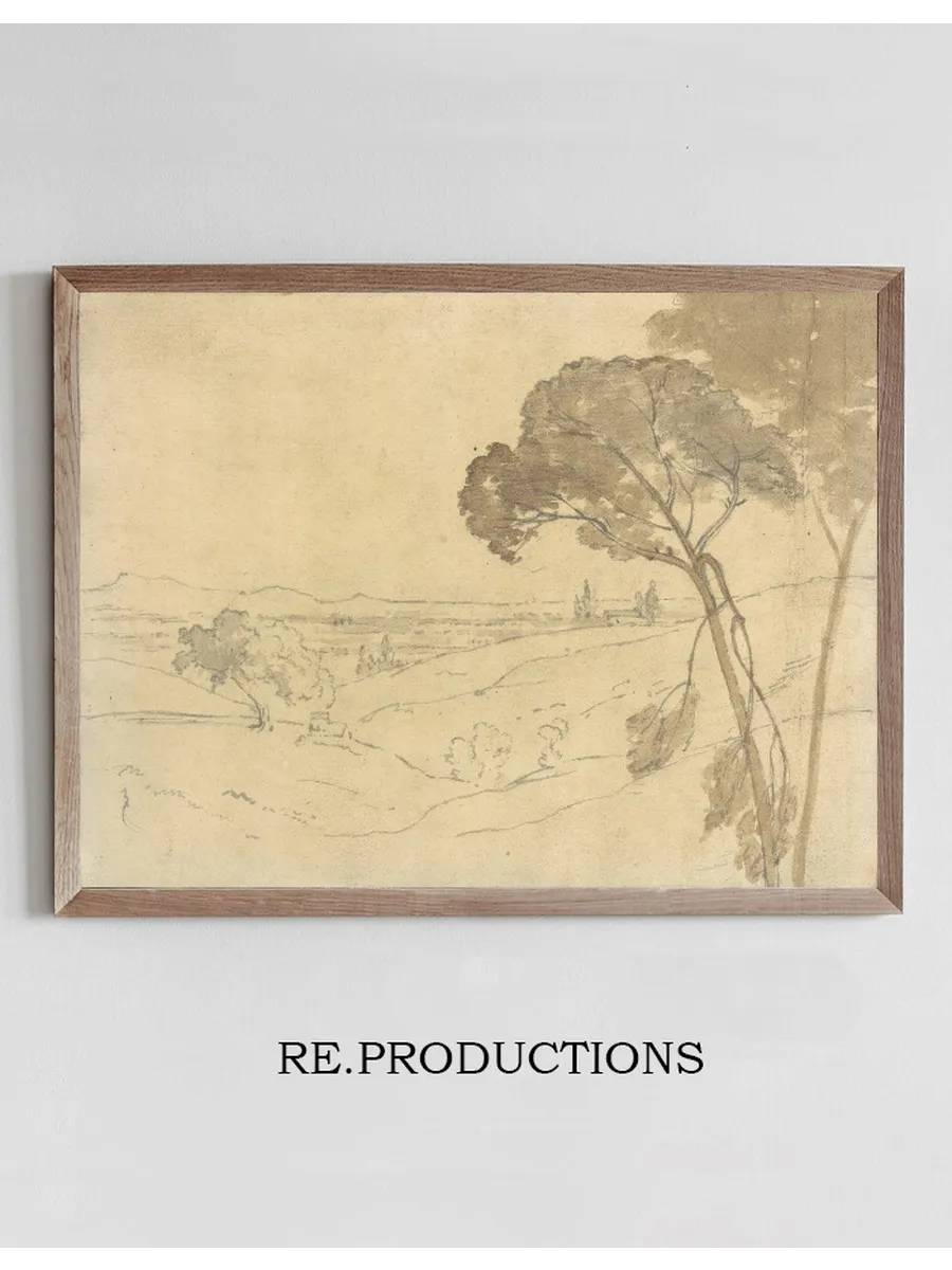 Landscape with Distant Buildings