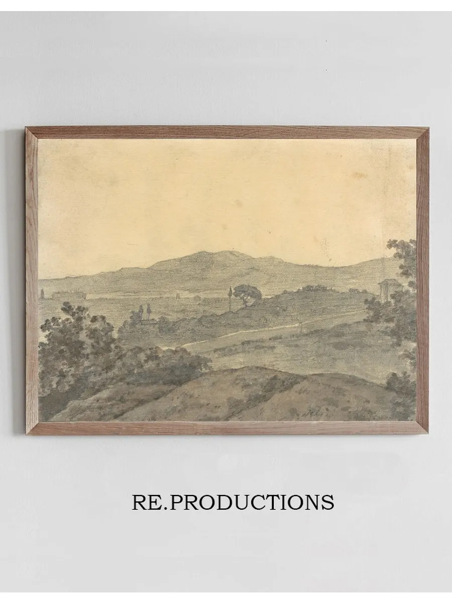 Landscape with Distant Buildings