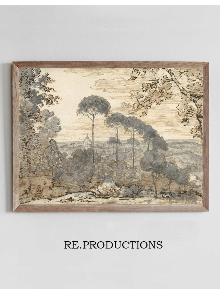 Landscape with Domed Church