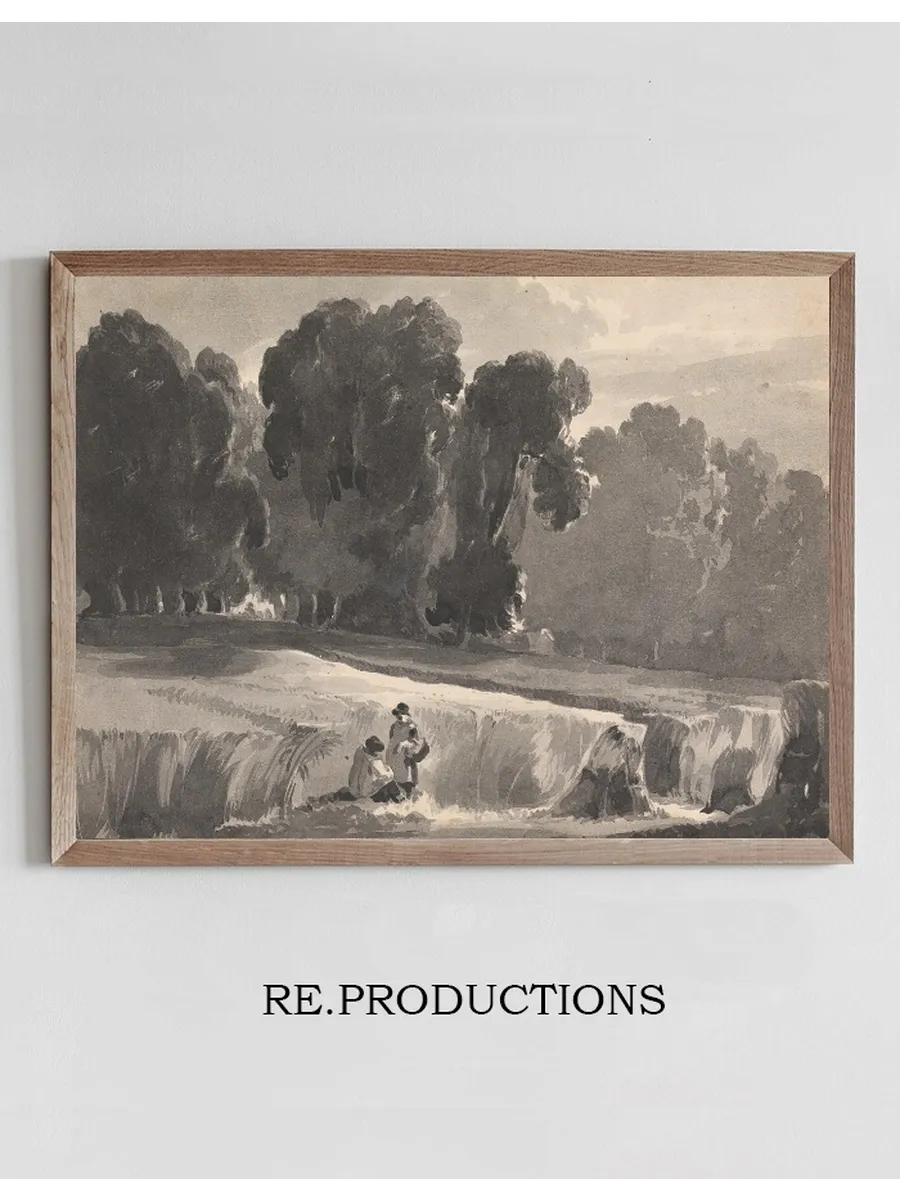 Landscape with Figures in Field