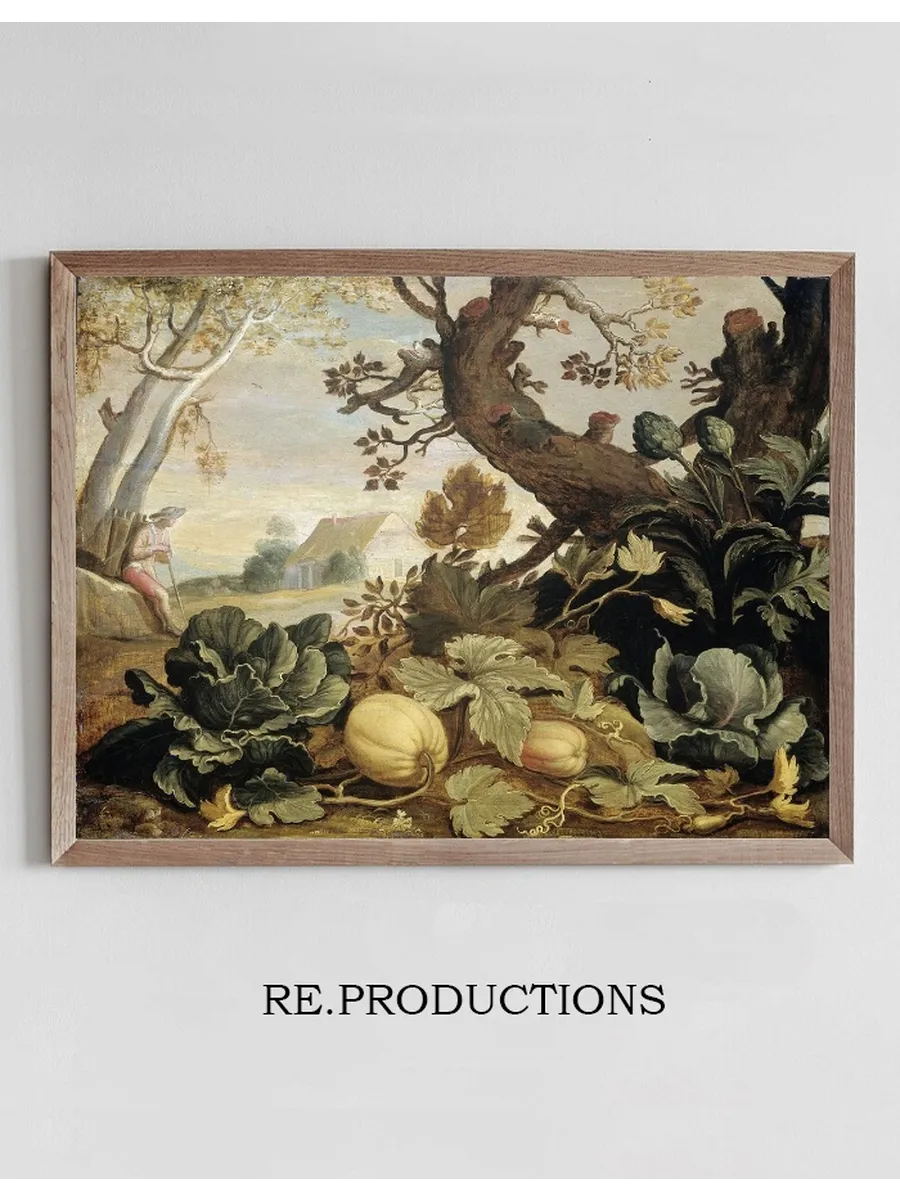 Landscape with Fruits and Vegetables in the Foreground