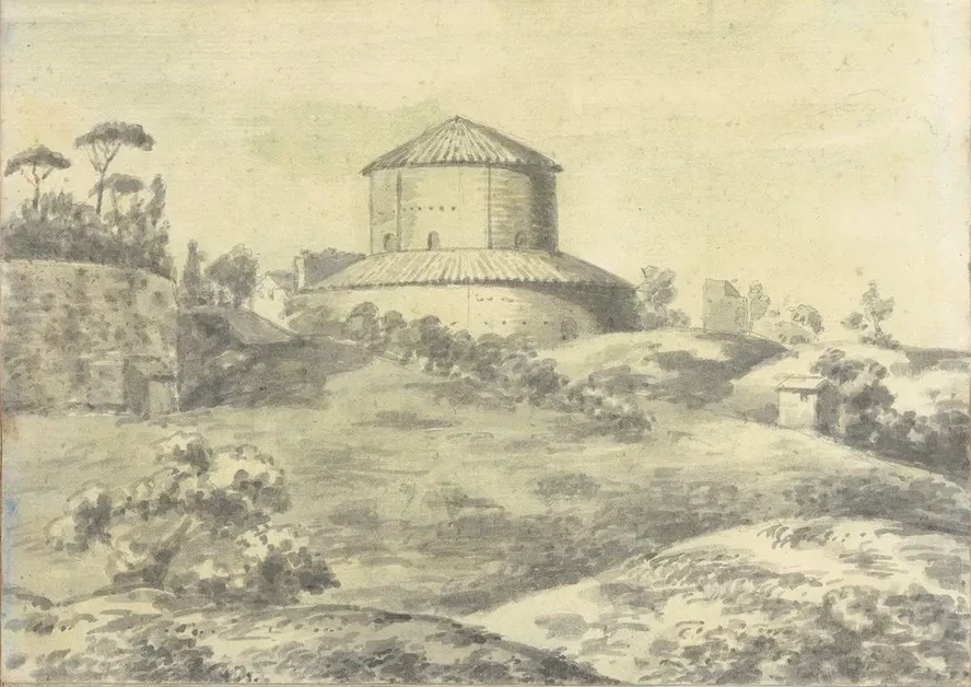Landscape with Granary