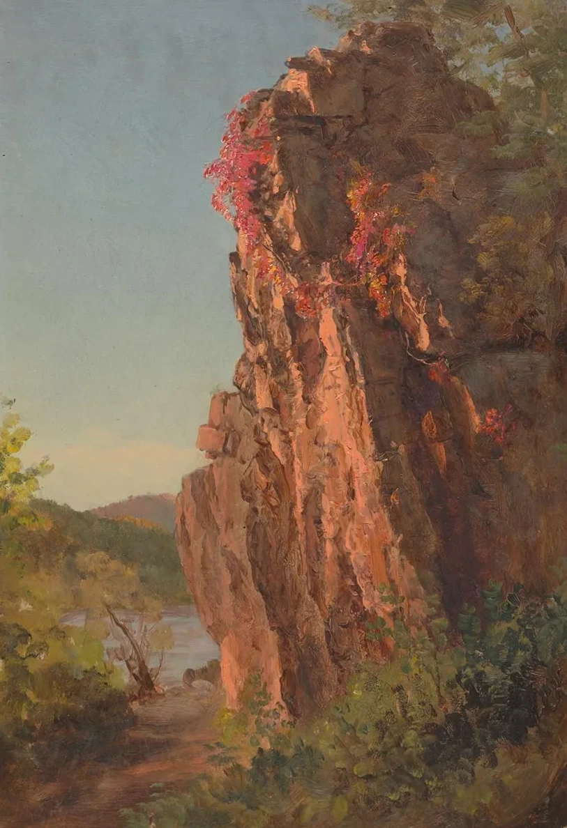 Landscape with Large Rock, Possibly North Carolina