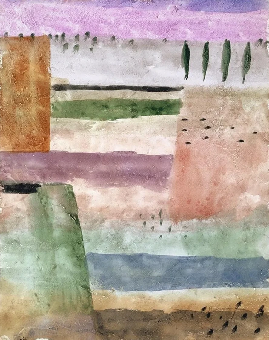 Landscape with Poplars