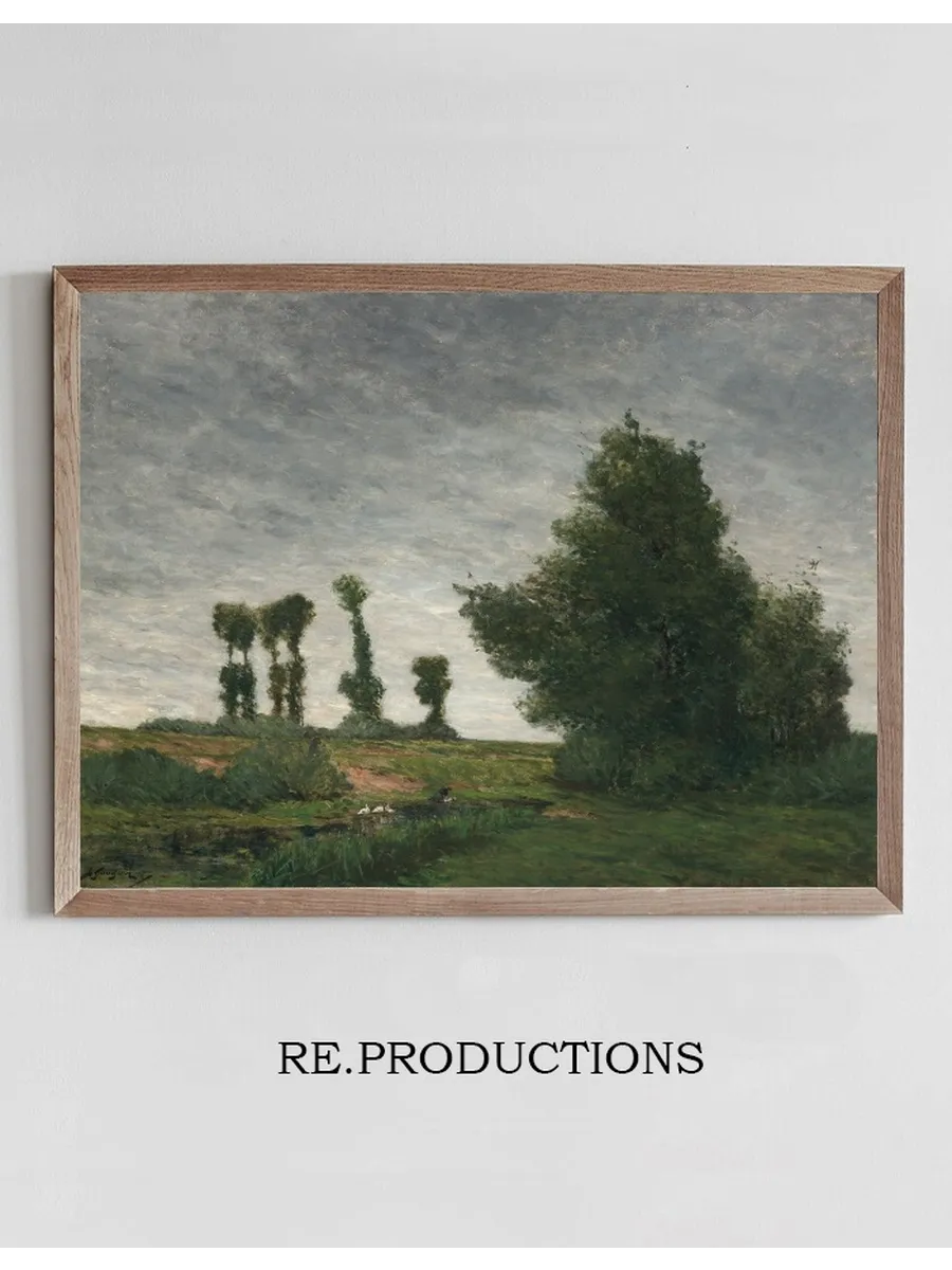 Landscape with Poplars