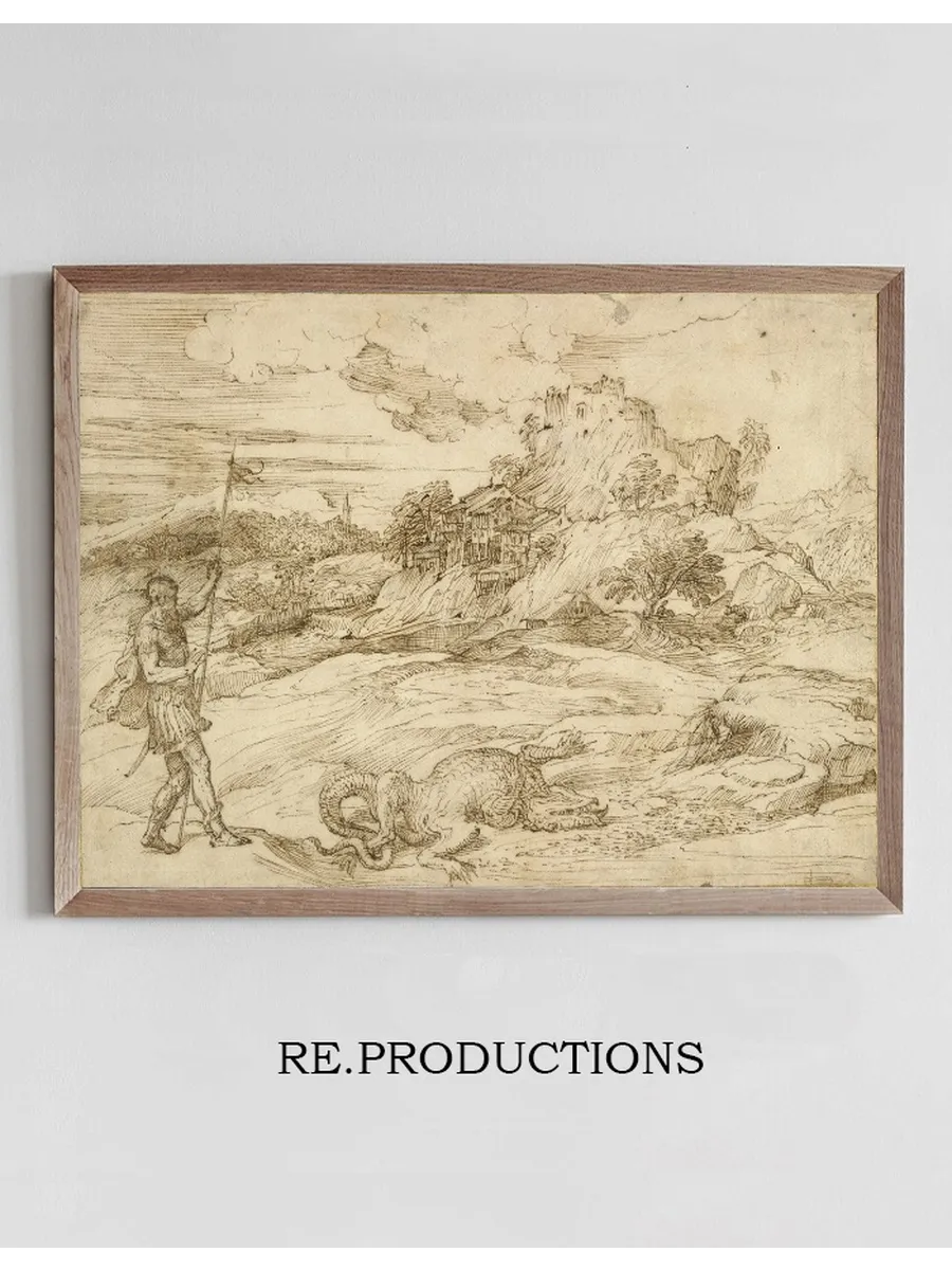 Landscape with St. Theodore Overcoming the Dragon