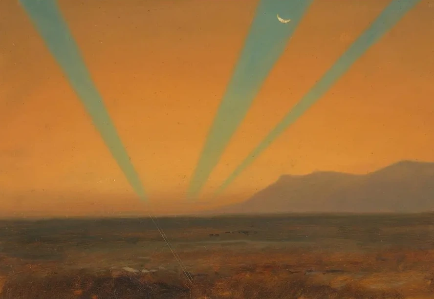 Landscape with Sunset