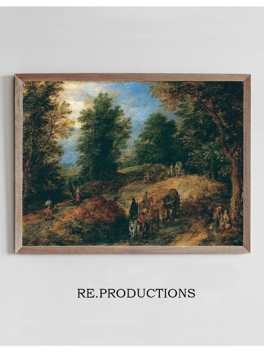 Landscape with Travelers on a Woodland Path
