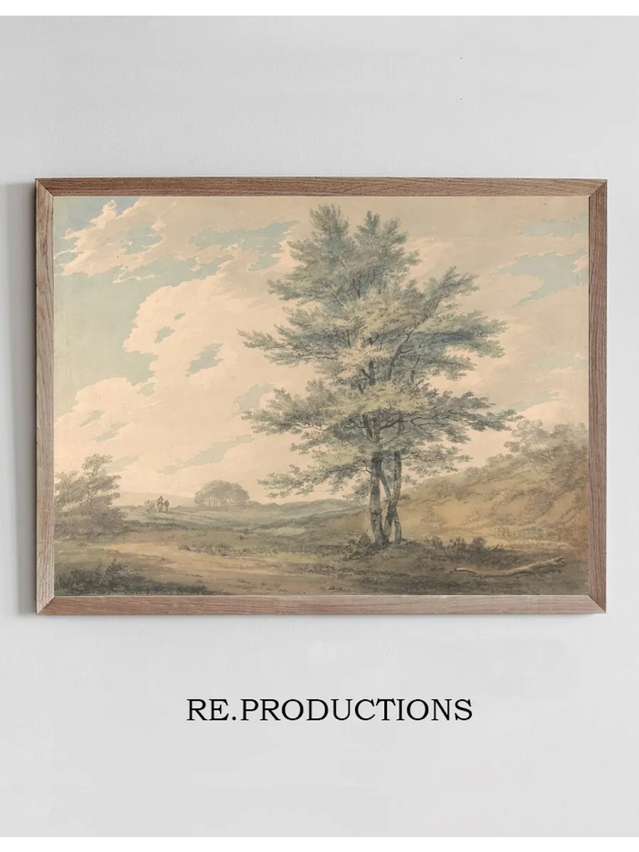 Landscape with Trees and Figures