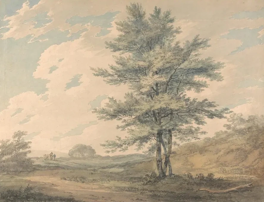 Landscape with Trees and Figures
