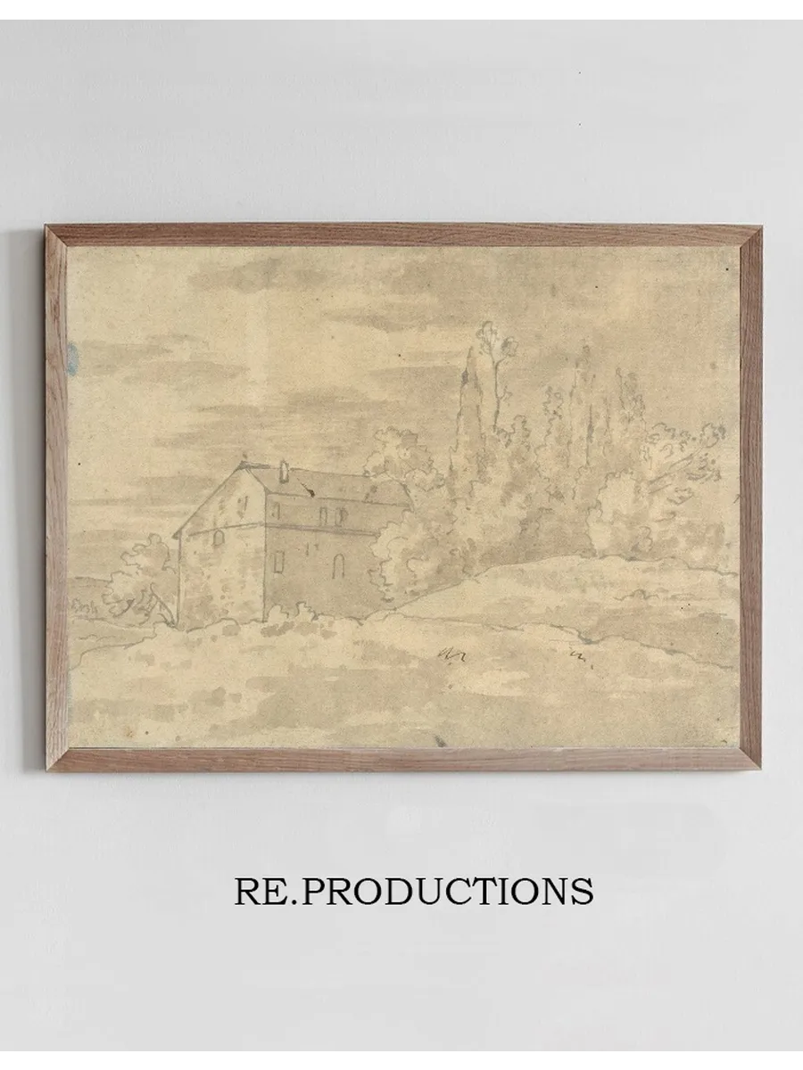 Landscape with Villa Surrounded by Trees