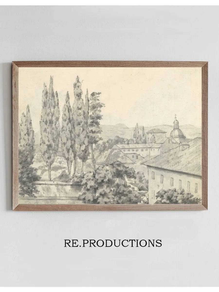 Landscape with Villas and a Church