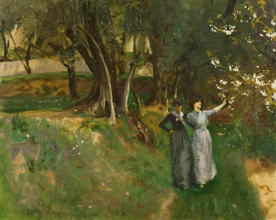 Landscape with Women in Foreground