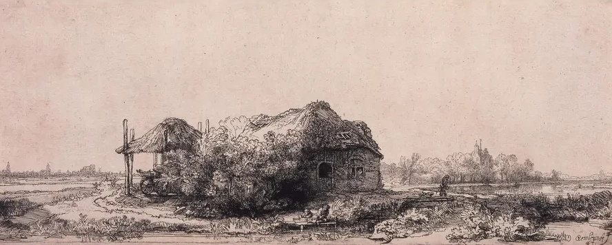 Landscape with a Cottage and Haybarn