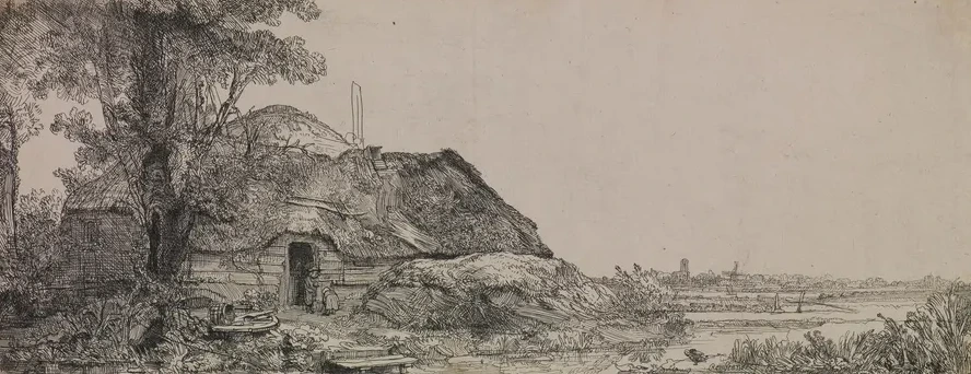 Landscape with a Cottage and a Large Tree