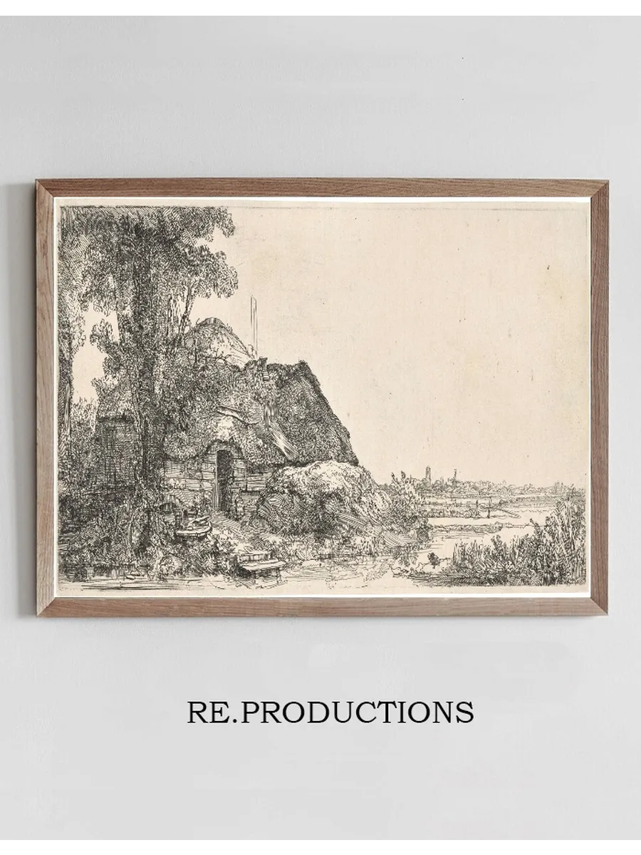 Landscape with a Cottage and a Large Tree