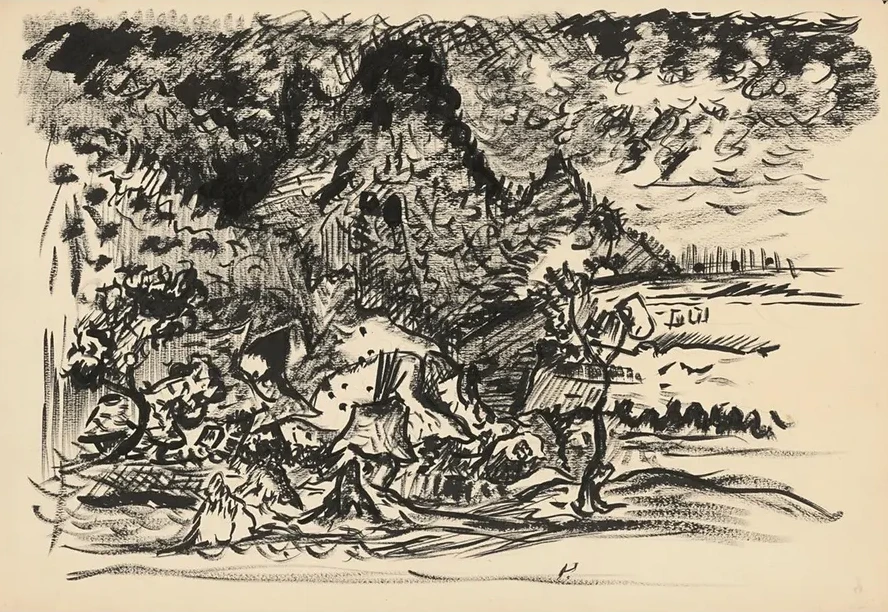 Landscape with a River (study)