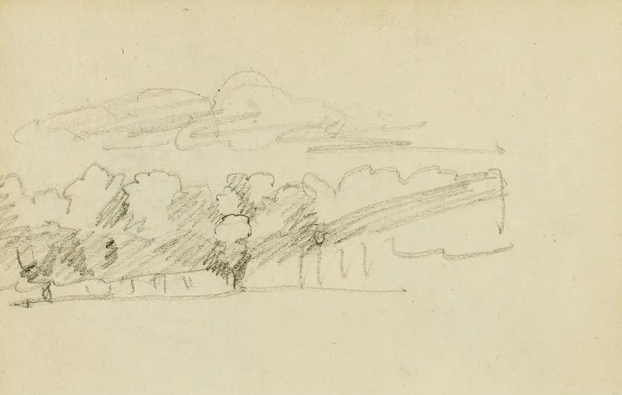 Landscape with a Row of Trees