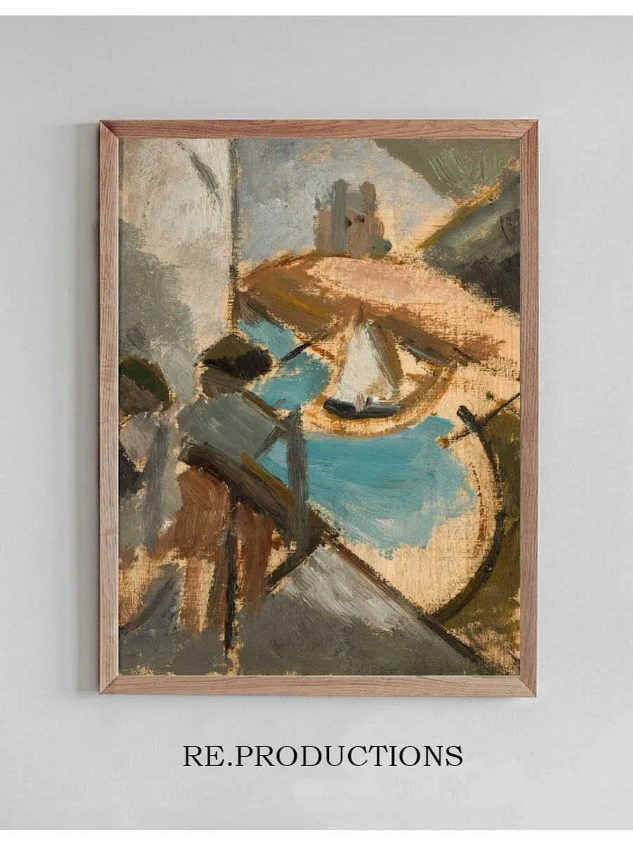 Landscape with a Sailing Boat