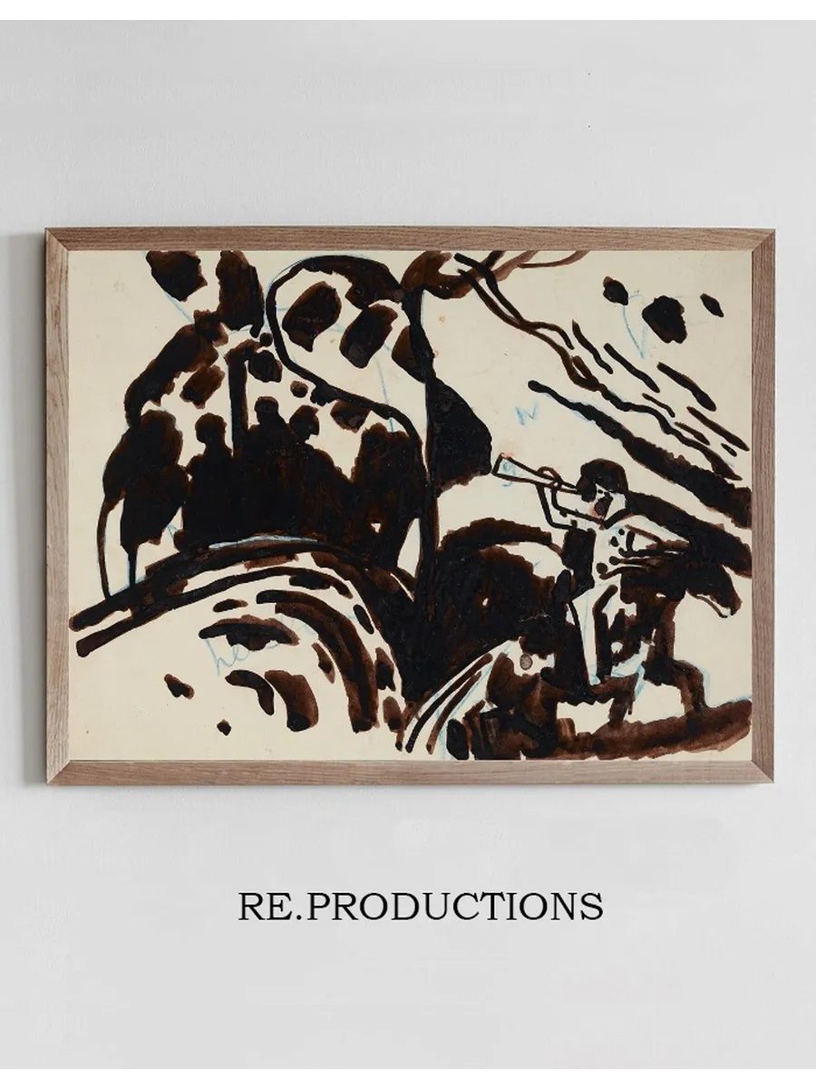 Landscape with a Trumpet - Blowing Rider