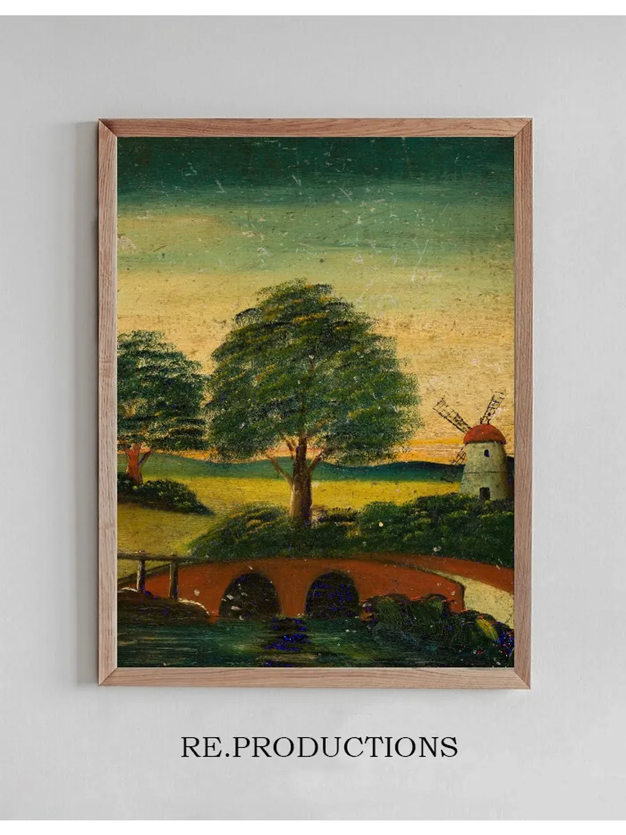Landscape with a Windmill and a Bridge