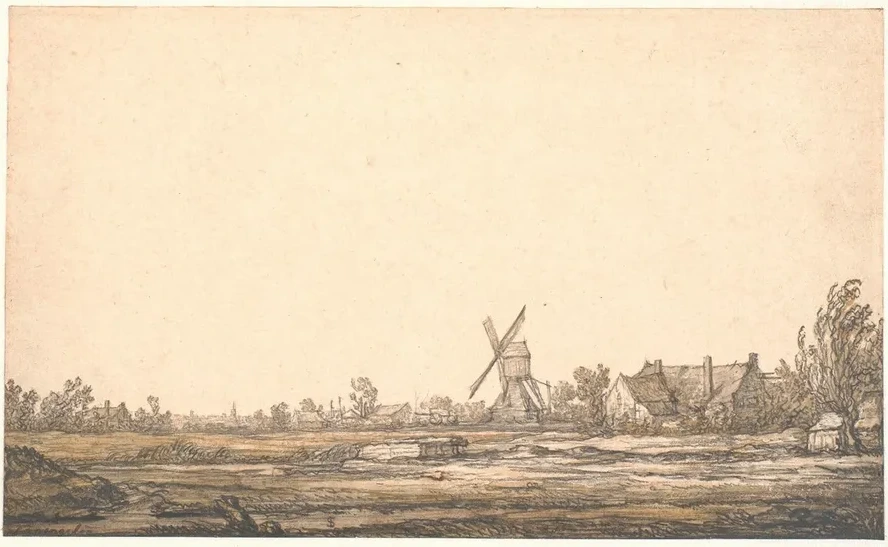 Landscape with a Windmill