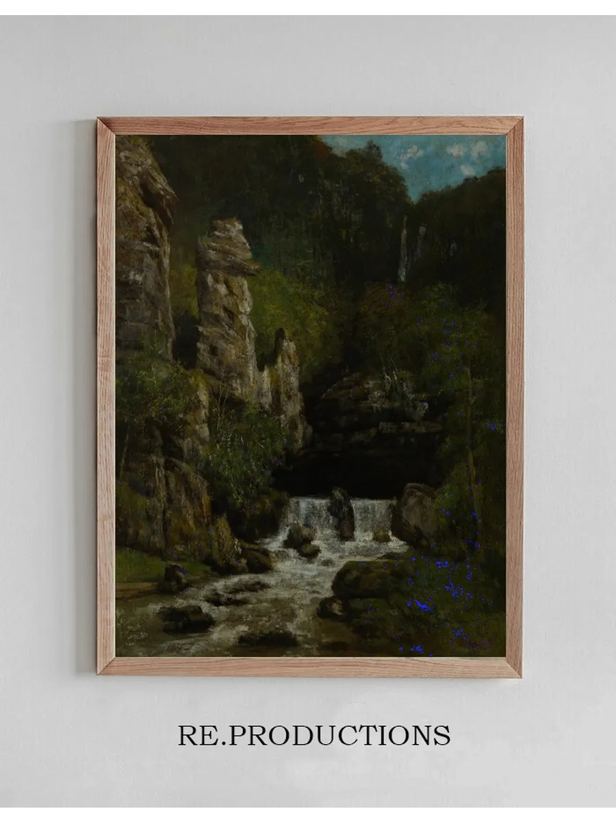 Landscape with Awaterfall