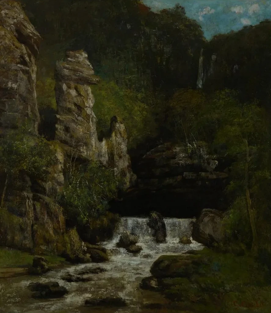 Landscape with Awaterfall