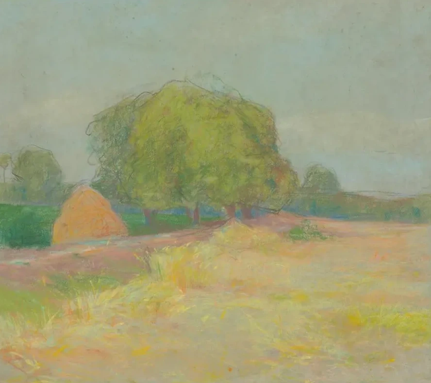 Landscape with Bushy Trees
